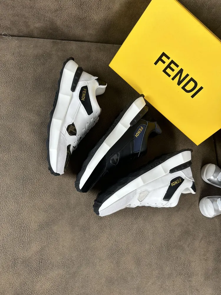 Fendi men’s new lace-up sneakers