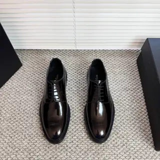 Dolce & Gabbana leather carved men’s casual leather shoes|Decorated with DG hardware