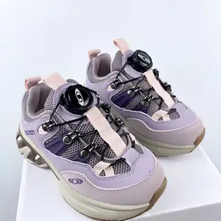 Salomon XT-QUEST 2 leather series rotating button children’s shoes