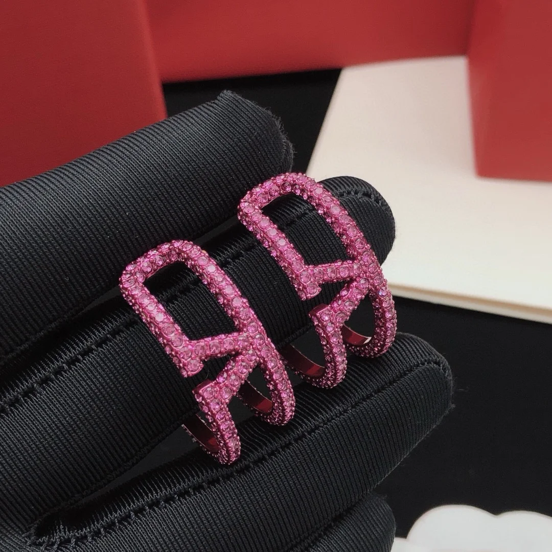 Valentino earrings with diamonds