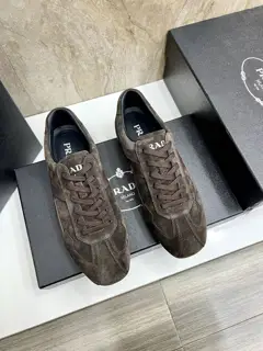Prada Men’s Leather Casual Sports Shoes