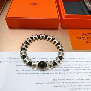 New product launch Hermas bracelet Luxury Hermes bracelet Natural stone bracelet for men