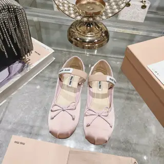 Miu Miu Miu French fairy ballet shoes