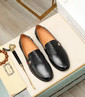 Gucci formal leather shoes Italy imported cowhide + top imported water-dyed cowhide lining