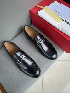 Salvatore Ferragamo casual leather shoes slip-on shoes
