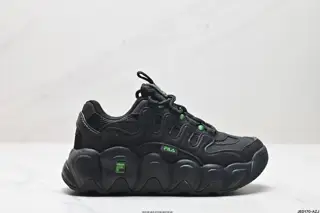 Etudes x FILA fabric synthetic leather TPU round toe lace-up thick sole shock-absorbing and F12W342103FIB