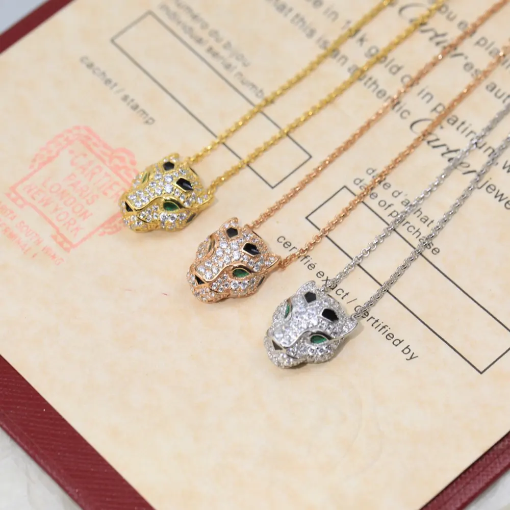 Cartier Leopard Full Diamond Edition Necklace Shipment Classic aristocratic style