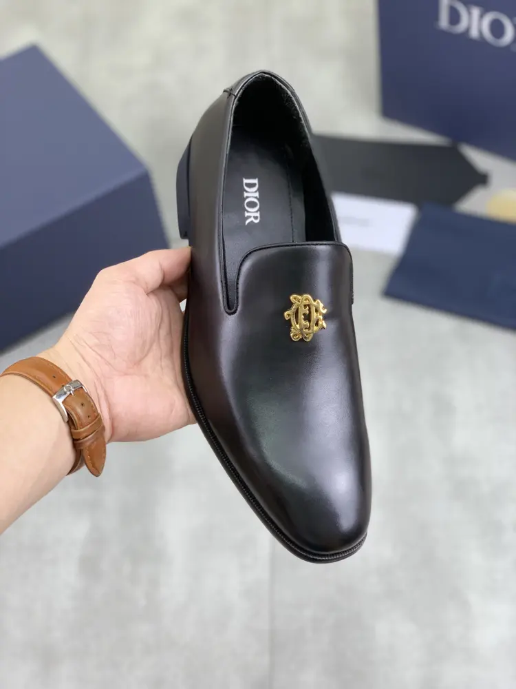 Dior high-end leather shoes