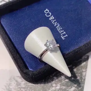 Tiffany classic six-claw one carat diamond ring