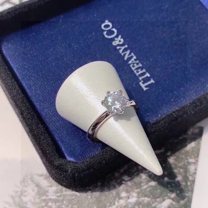 Tiffany classic six-claw one carat diamond ring