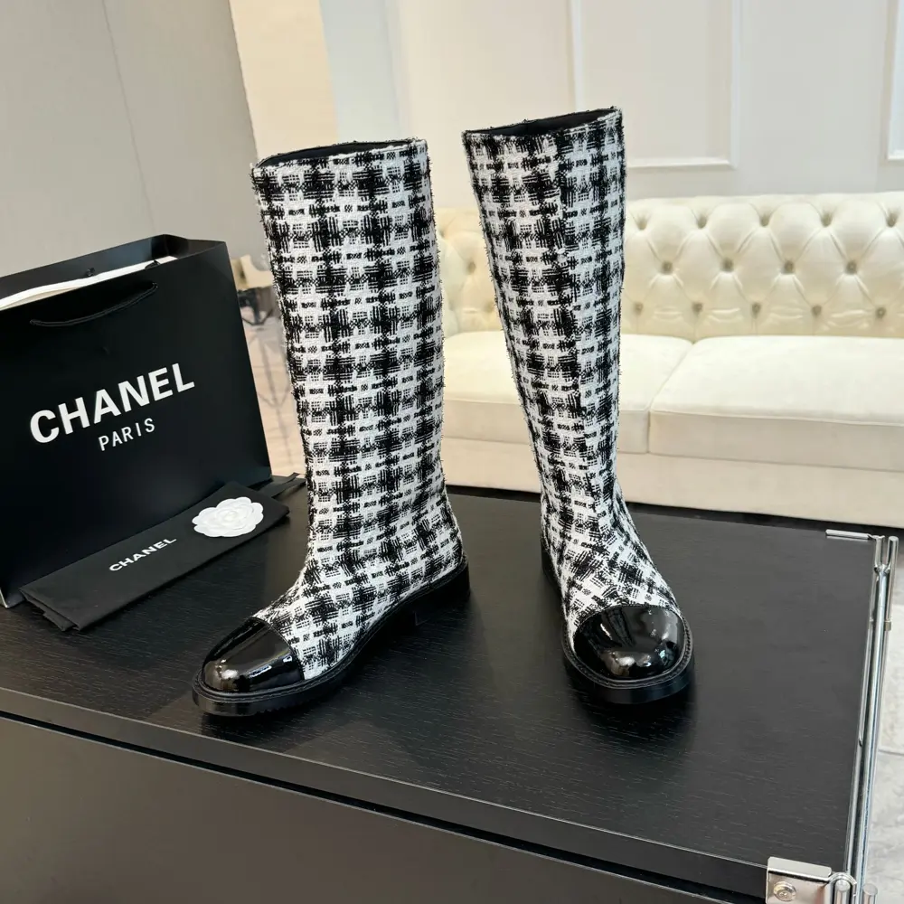 Chanel classic autumn and winter boots