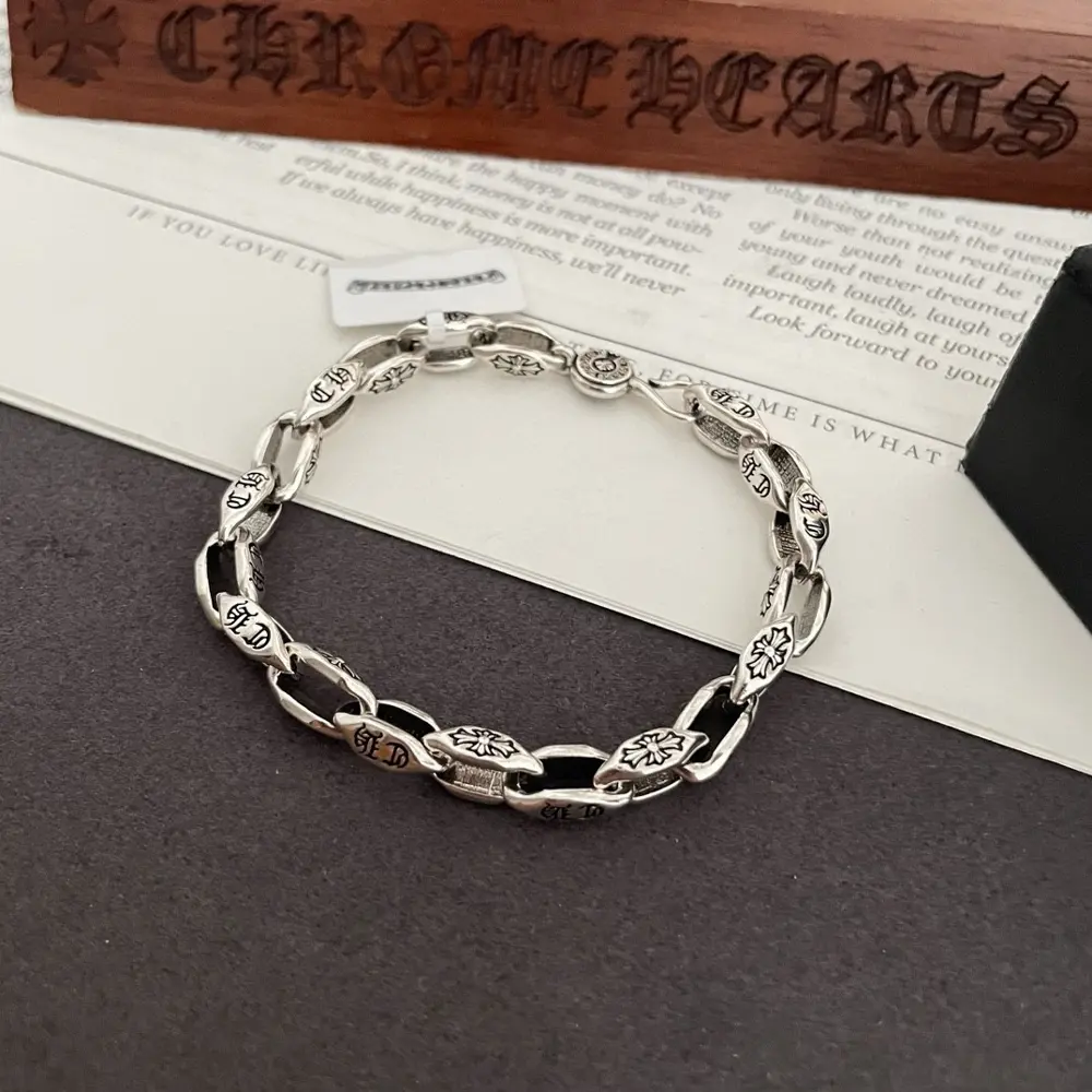 Chrome Hearts diamond cross bracelet