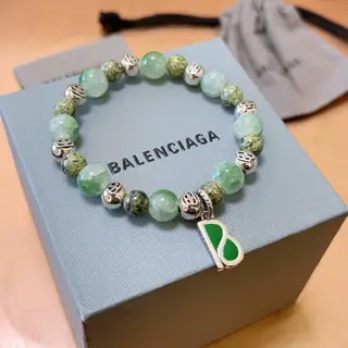 Balenciaga natural stone Balenciaga bracelet Thai silver style Balenciaga bracelet