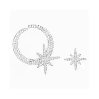 Apm monaco meteorite asymmetrical METEORITES DE NOEL earrings