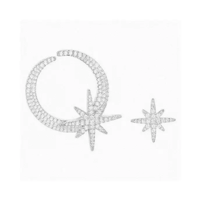 Apm monaco meteorite asymmetrical METEORITES DE NOEL earrings