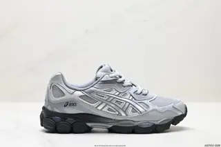 ASICS breathable mesh upper with some synthetic leather material uses the new AHAR+ rubber 1203A372-401