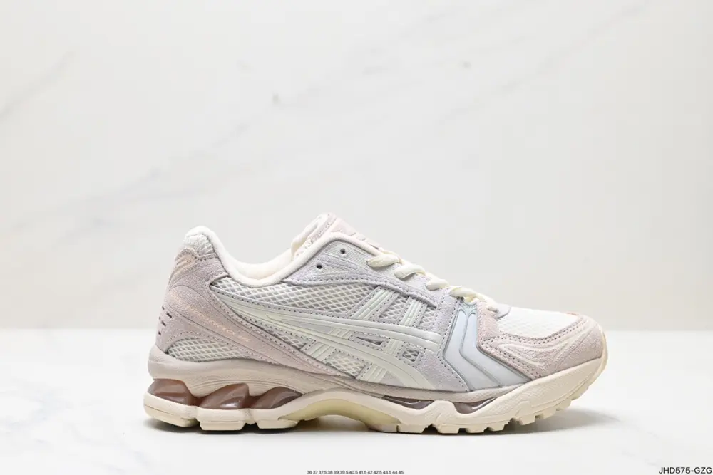 ASICS breathable mesh upper with some synthetic leather material uses the new AHAR+ rubber 1201A161-200