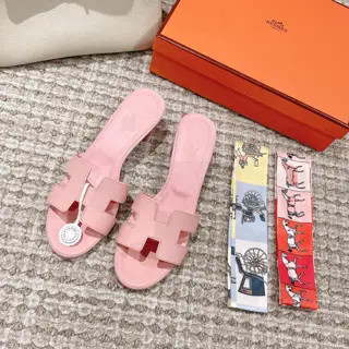Hermes H Slippers Oran Sandal Series————————————Fashionable and versatile Super comfortable