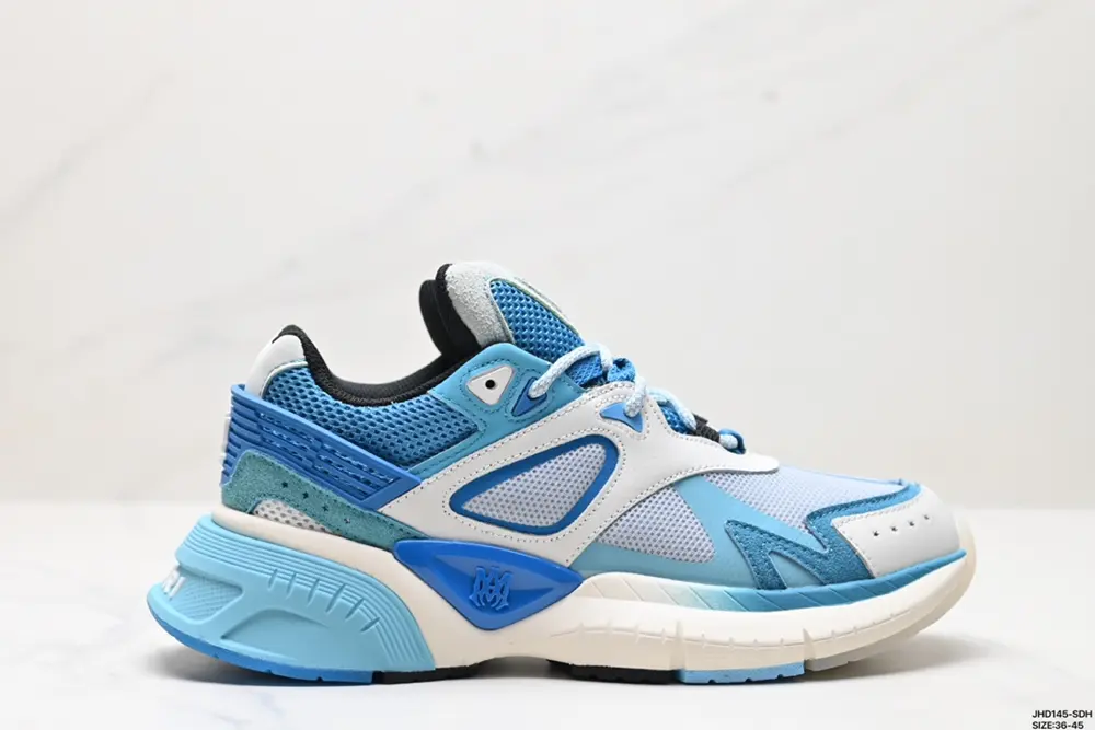 AMIRI RUNNER leather round toe comfortable low-top lifestyle casual shoes