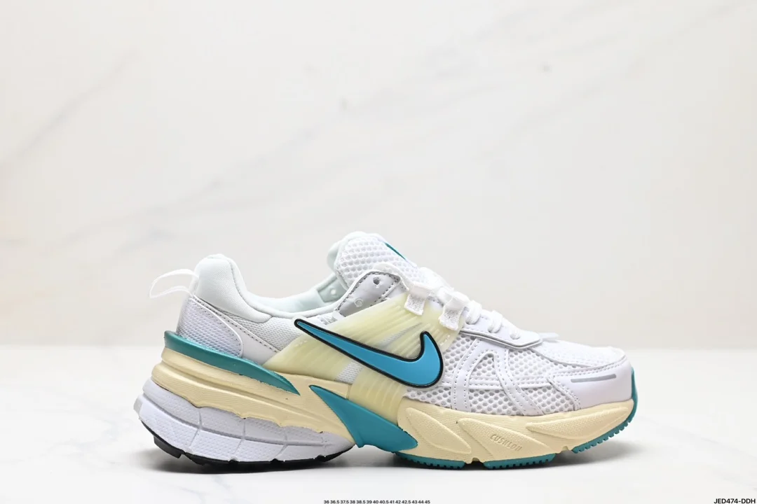 Nike V2K RUN running shoes retro trend mesh breathable sports shoes gray and silver tight FD0736-105