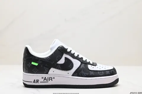 Nike LOUIS VUITTON X NIKE AIR FORCE1 original last and original cardboard to create a pure MS1211