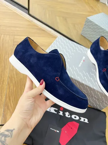 Kiton casual slip-on shoes