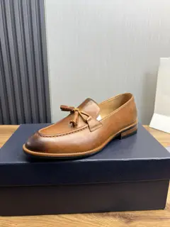 Prada men’s business casual leather shoes All imported original brand leather materials are