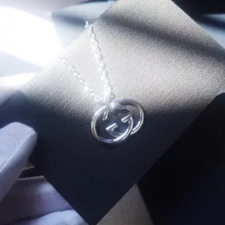 guccl thick chain Long chain couple style Return goods Return goods GUCCI necklace Counter