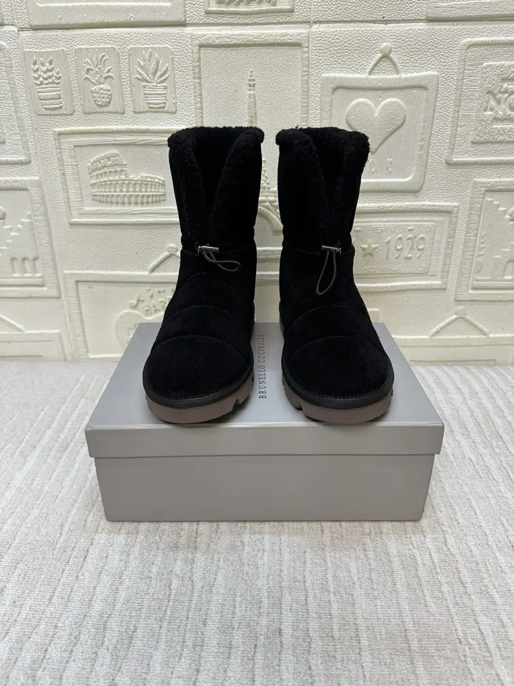 Brunello Cucinelli lambskin mid-boots