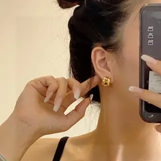 Chanel Double C small earrings