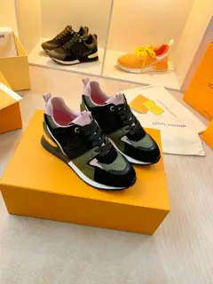 The Louis Vuitton Run Away sneaker draws inspiration from the classic running shoe