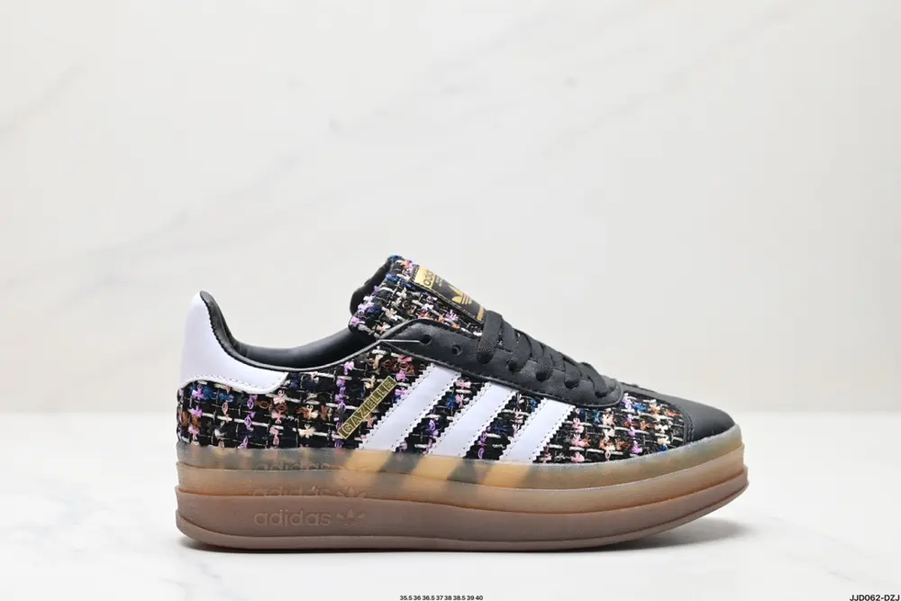 Adidas Gazelle Bold W low-top retro versatile casual sports shoes