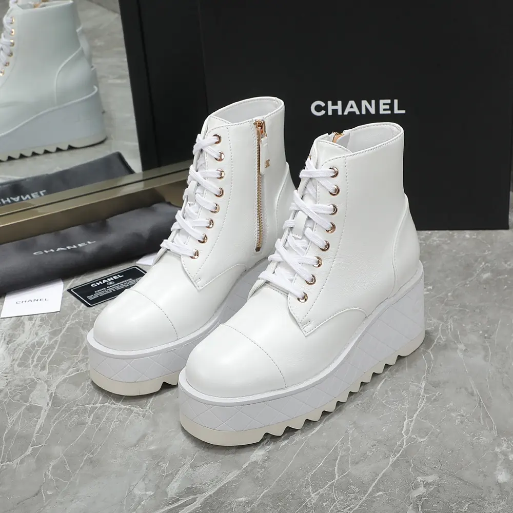 CHANEL/Chanel 24ss Xiaoxiang autumn and winter catwalk boots