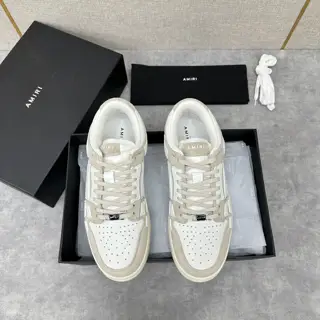 AMIRI couple style street style high version AMIRI bone shoes 20FW RUNWAY SKEL TOP