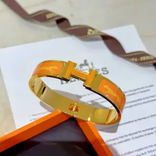 Hermes bracelet v gold original custom Hermes bracelet enamel craftsmanship is too