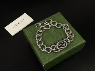 Gucci Double G braided bracelet