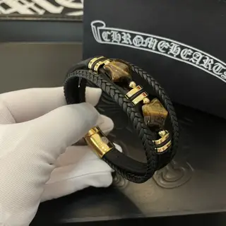 Chrome Hearts leather bracelet