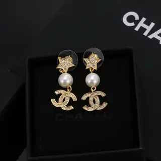 Chanel star earrings