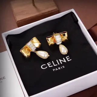 Celine bow earrings