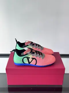 Valentino Chromathon series couples eyelet reflective ballet casual sports shoes Dexun shoes