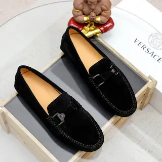Versace new men’s casual slip-on shoes