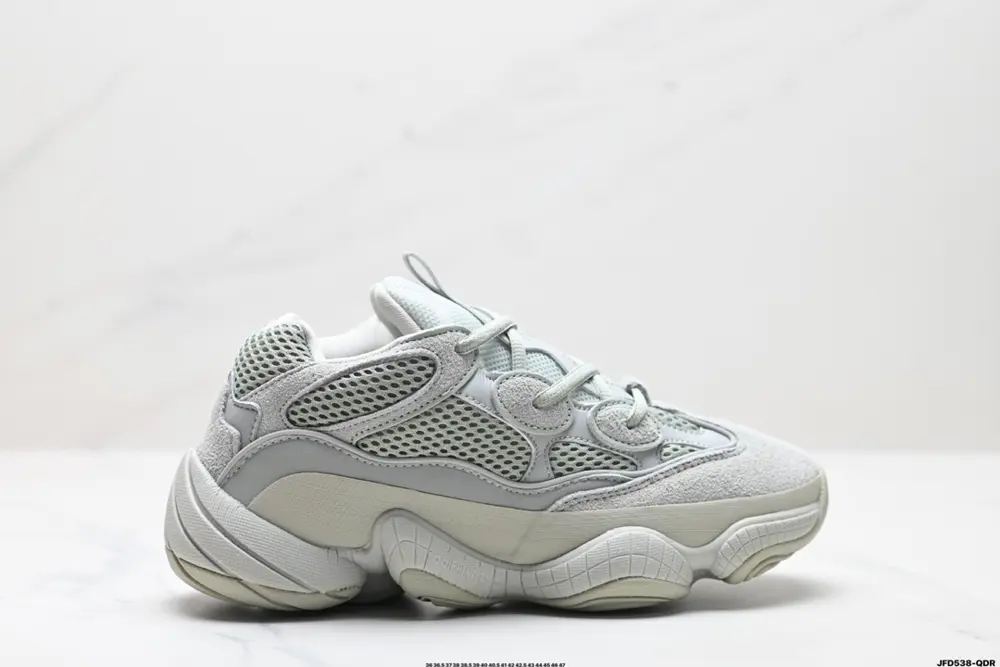 Adidas originals Yeezy 500 Bone White mesh synthetic leather fashionable casual comfortable GX3606