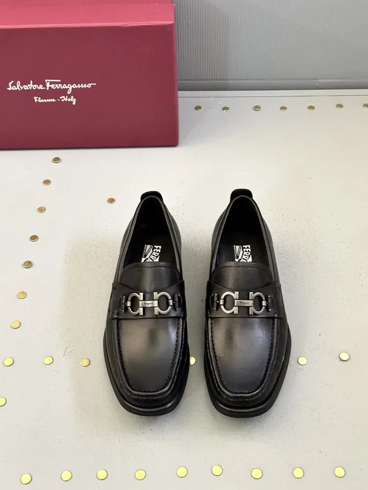Salvatore Ferragamo GANCINI Buckle Moccasin. A modern interpretation of the classic