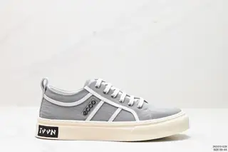 ECCO Adopt breathable imported canvas upper material#Lightweight non-slip rubber sole#