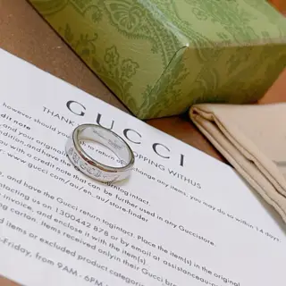 The latest Gucci ring with a higher grade. The same style as celebrities. Anger Forest