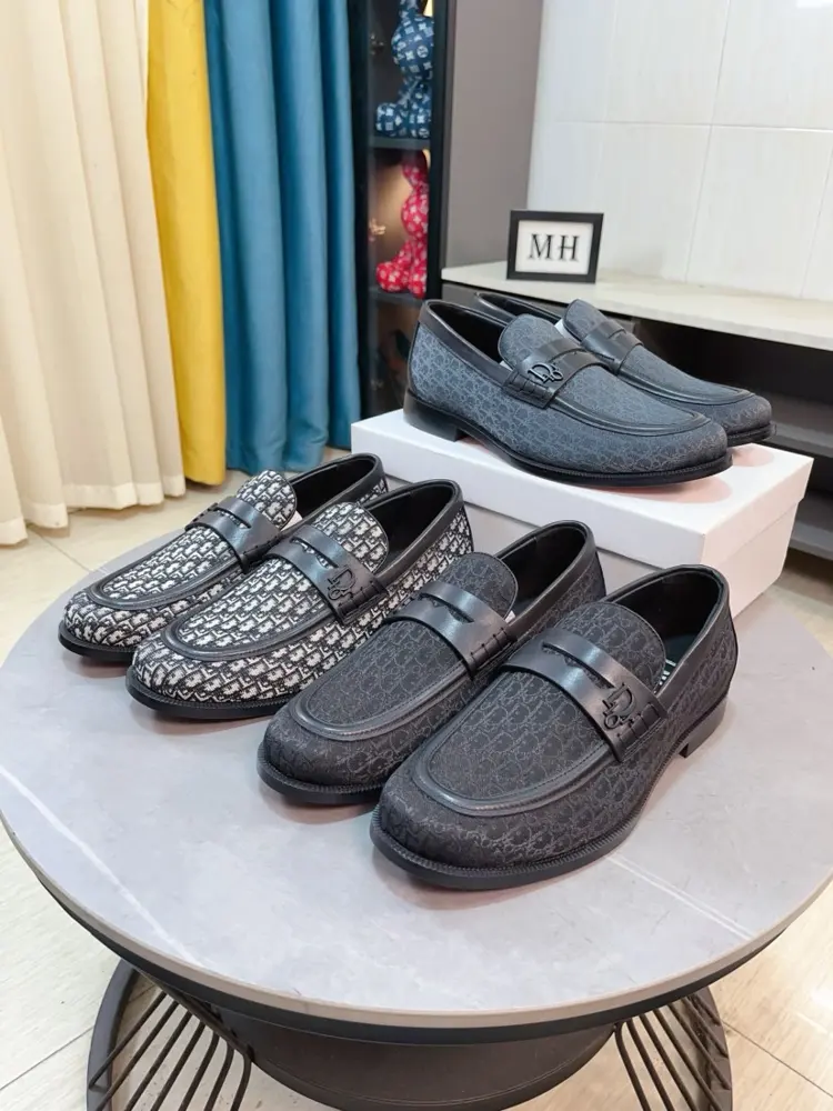 Dior high-end leather shoes