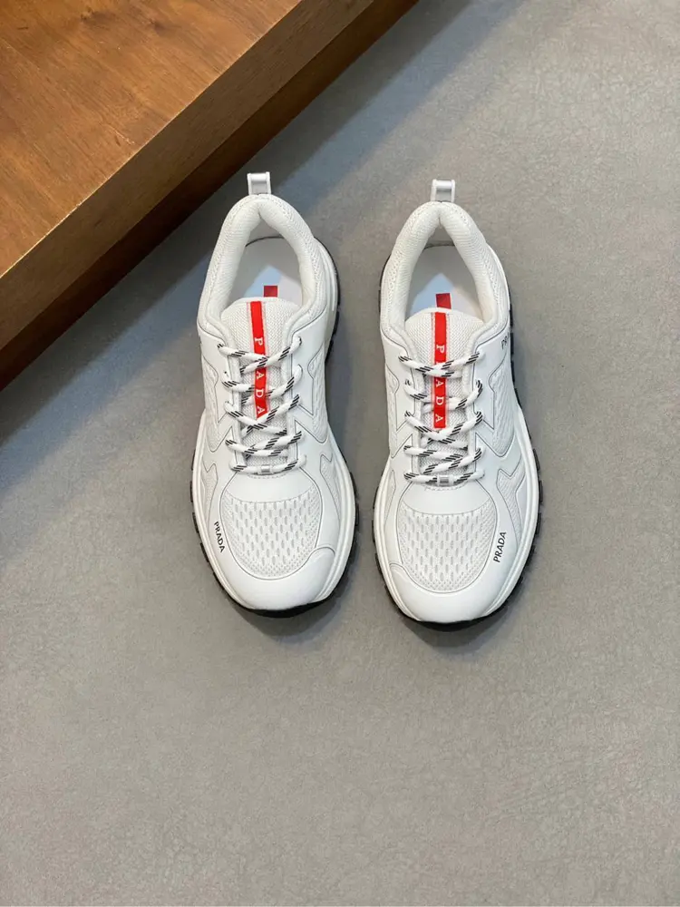 Prada Men’s Leather Casual Sports Shoes