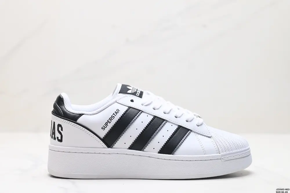 Adidas Originals Superstar XLG Shell Toe Thick-soled Casual Sneakers #23 Official New Model IF9995