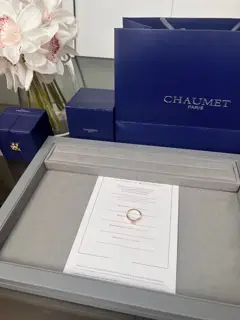 Chaumet honeycomb stackable diamond ring
