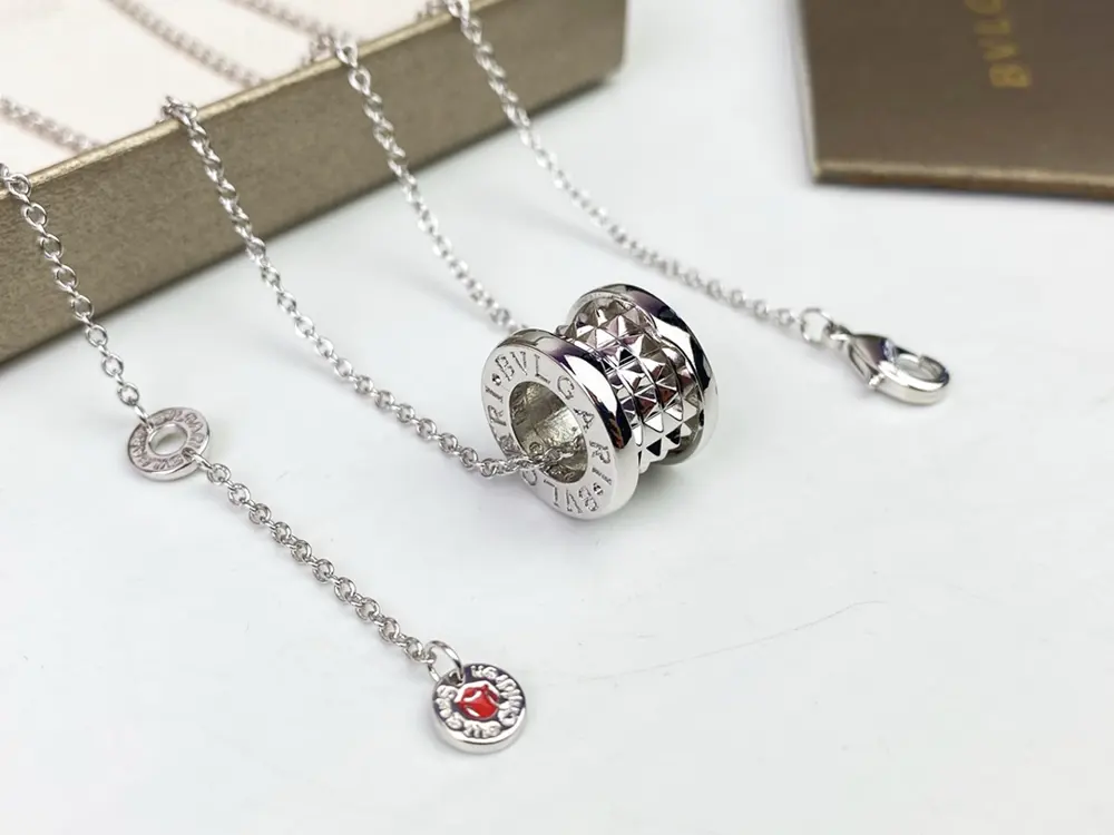 Bvlgari Little Red Man Rivet Necklace Reinterprets Bvlgari’s most famous creative design in